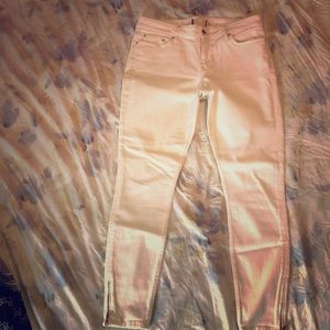 Tommy Hilfiger cream colored jeans. Super cute!